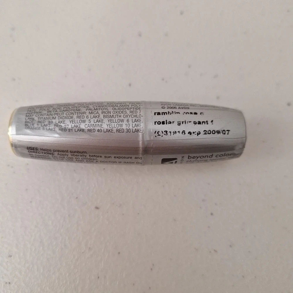 NEW AVON Beyond Color Plumping Lip Color SPF 15 Double Retinol - RAMBLIN ROSE